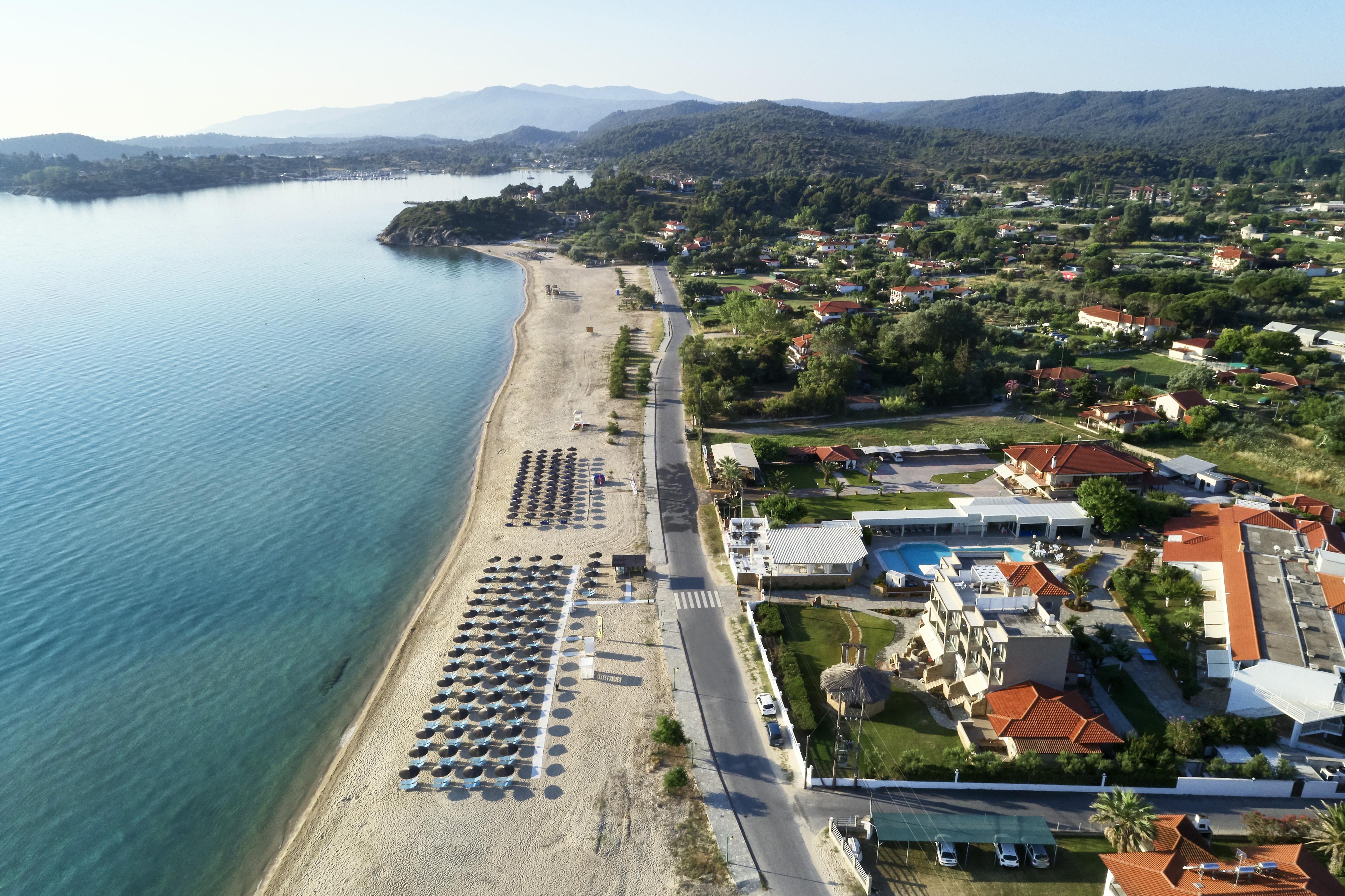 Antigoni Seaside Resort Calcídica Exterior foto